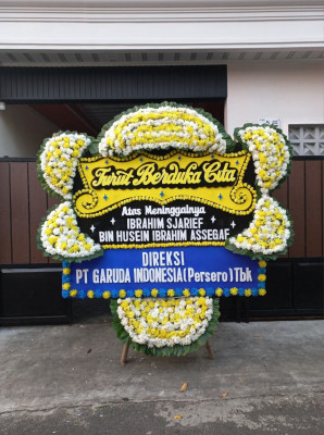 Papan Bunga Duka di Binturu